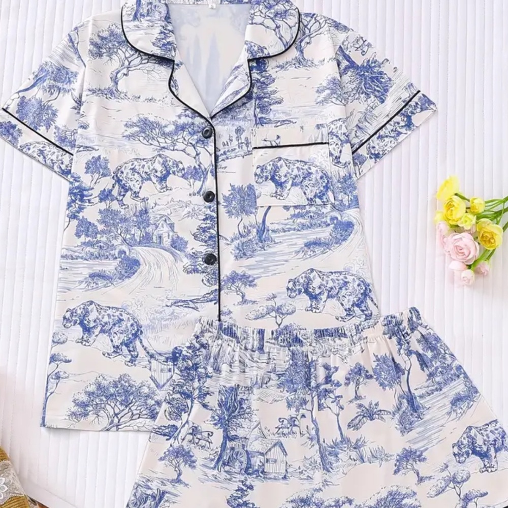 High reviewed Two piece women's  pajamas set